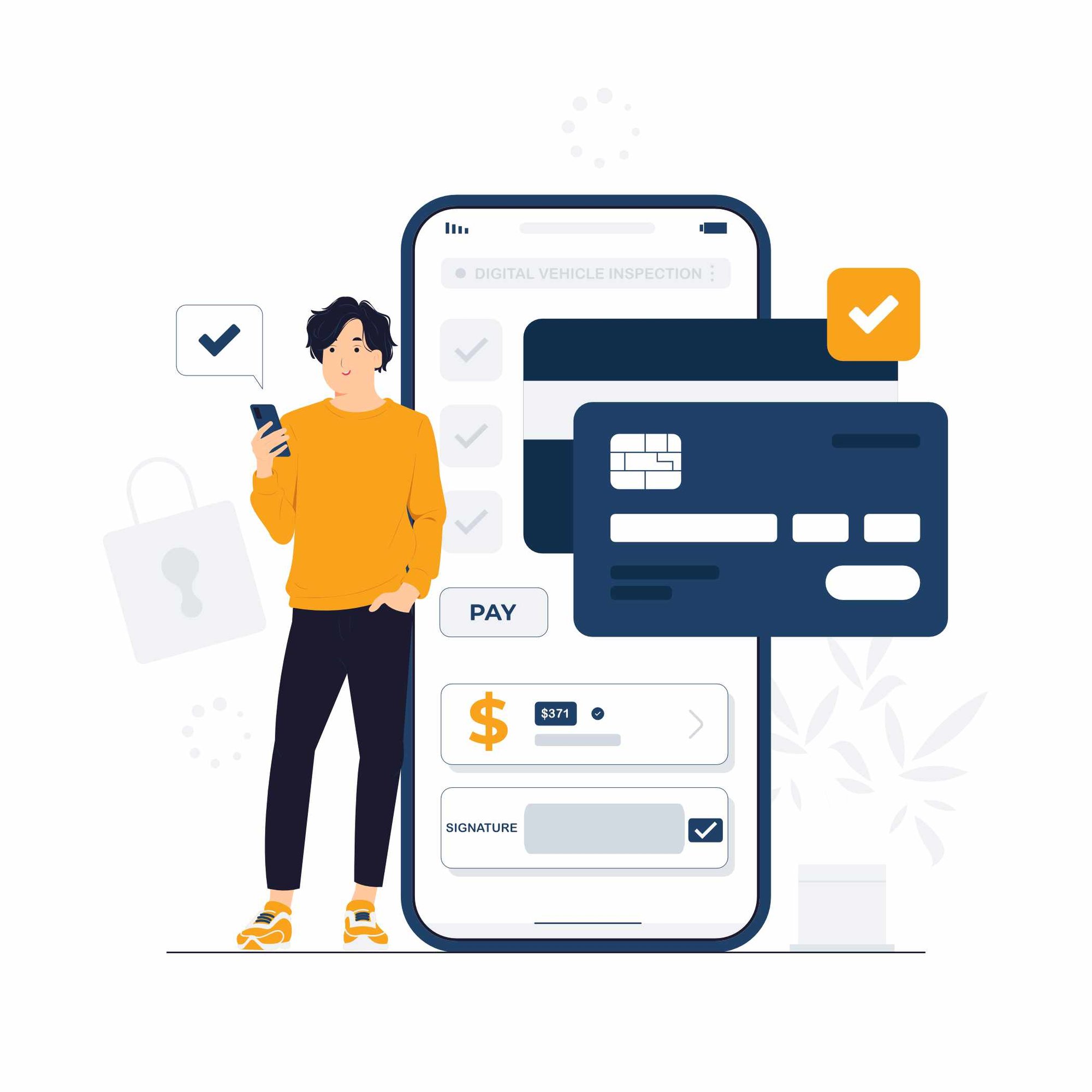 Text to Pay stock graphic-1